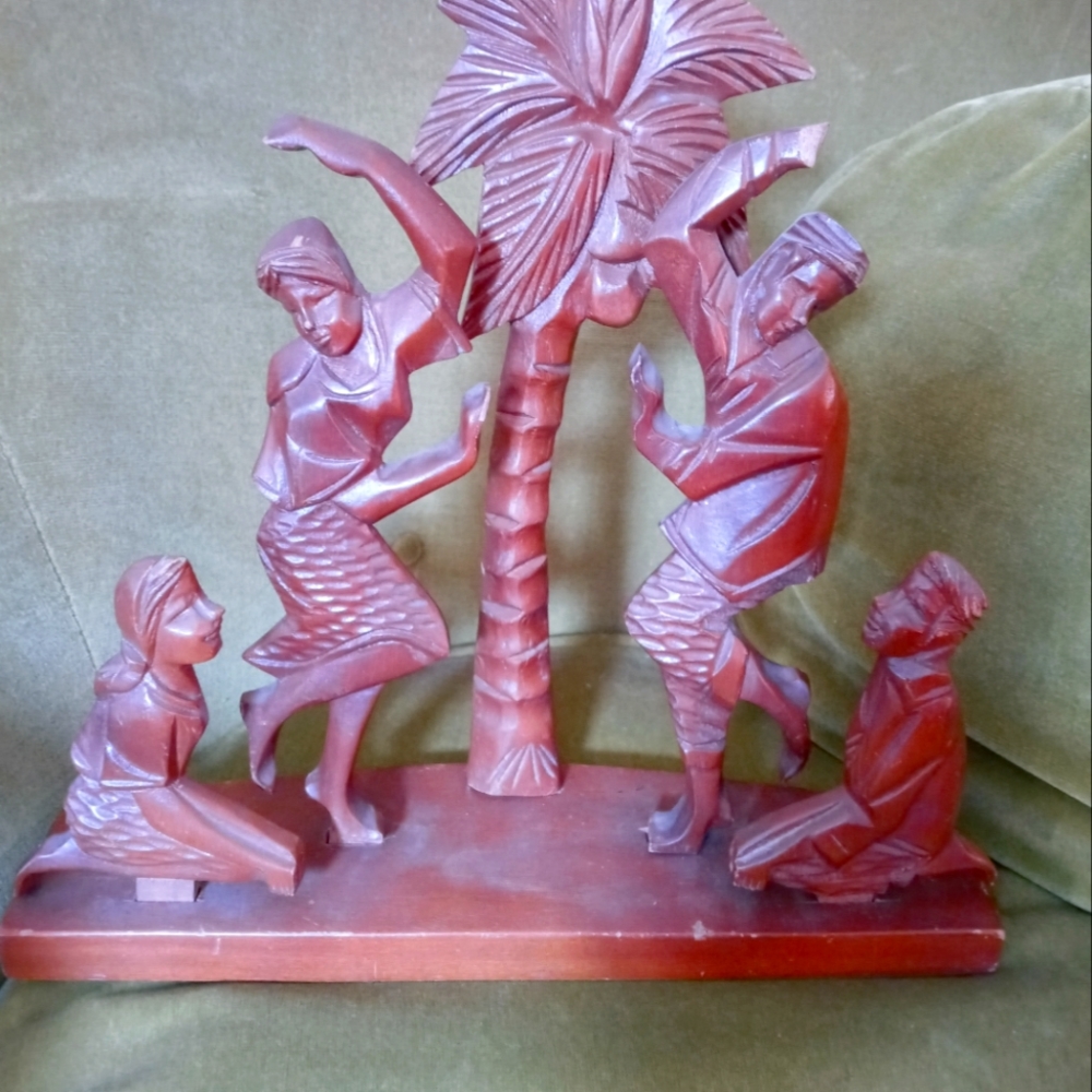 Vintage Wooden Sculpture